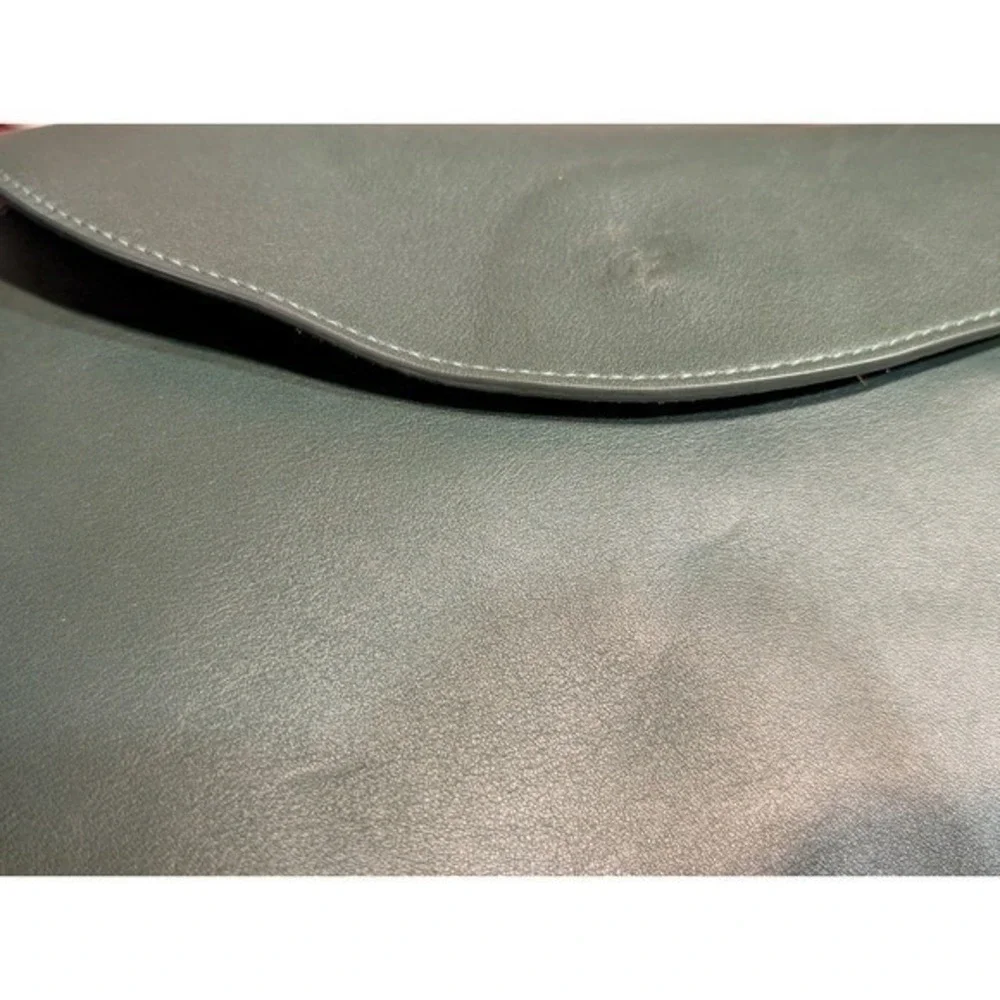 Proenza Schouler Green Leather Braided Handle‎ Shoulder Handbag READ Wedding